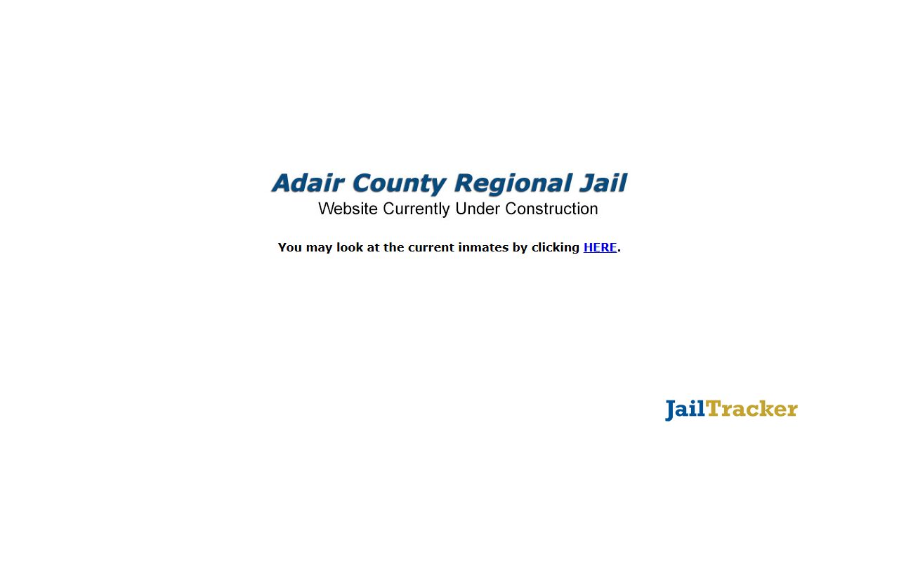 Adair County Regional Jail website Adair County Recent Arrests