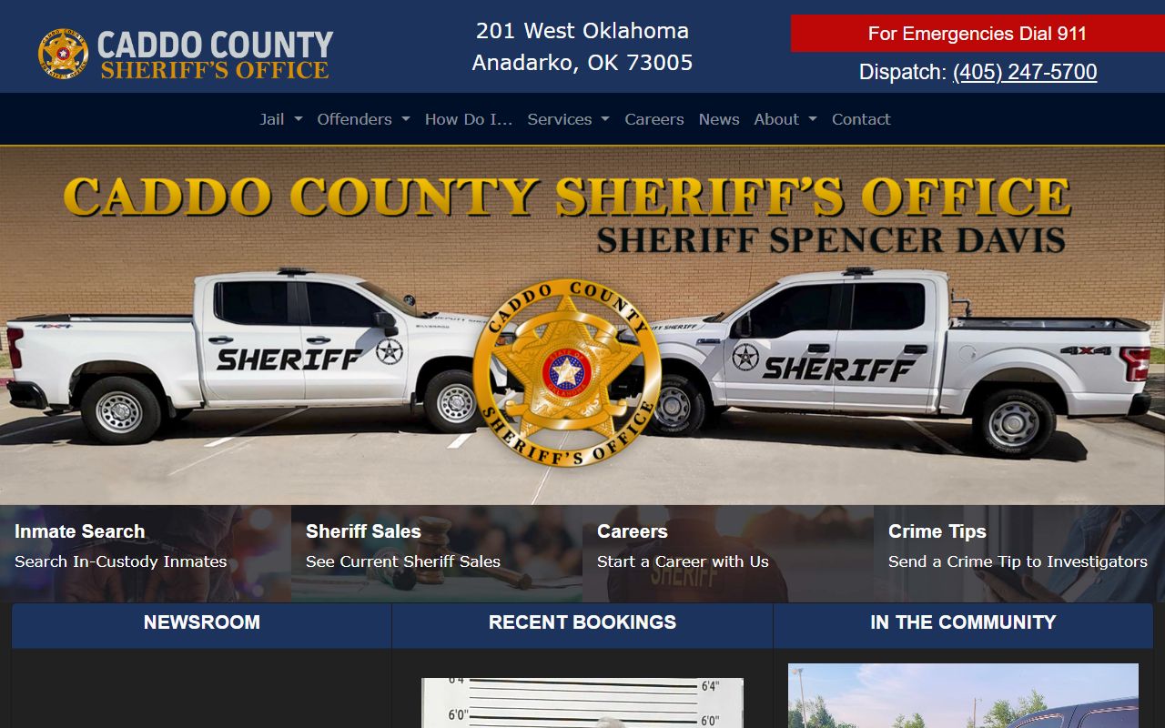 Caddo County Sheriff website Caddo County Recent Arrests