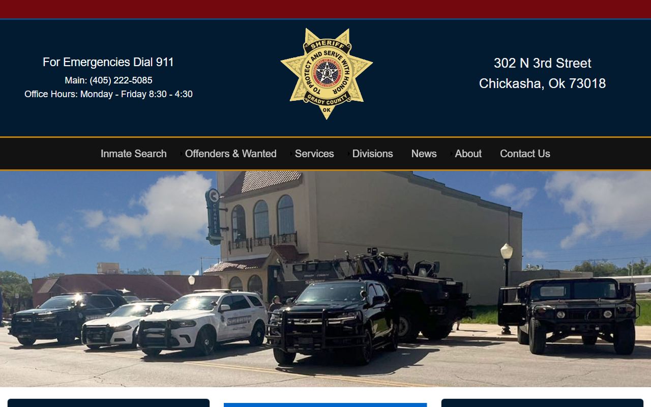 Grady County Sheriff website Grady County Recent Arrests