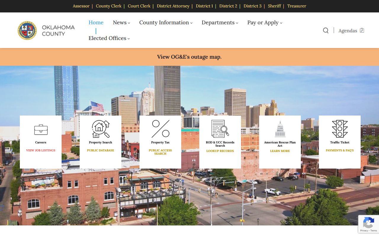Oklahoma County recent arrests inmate services