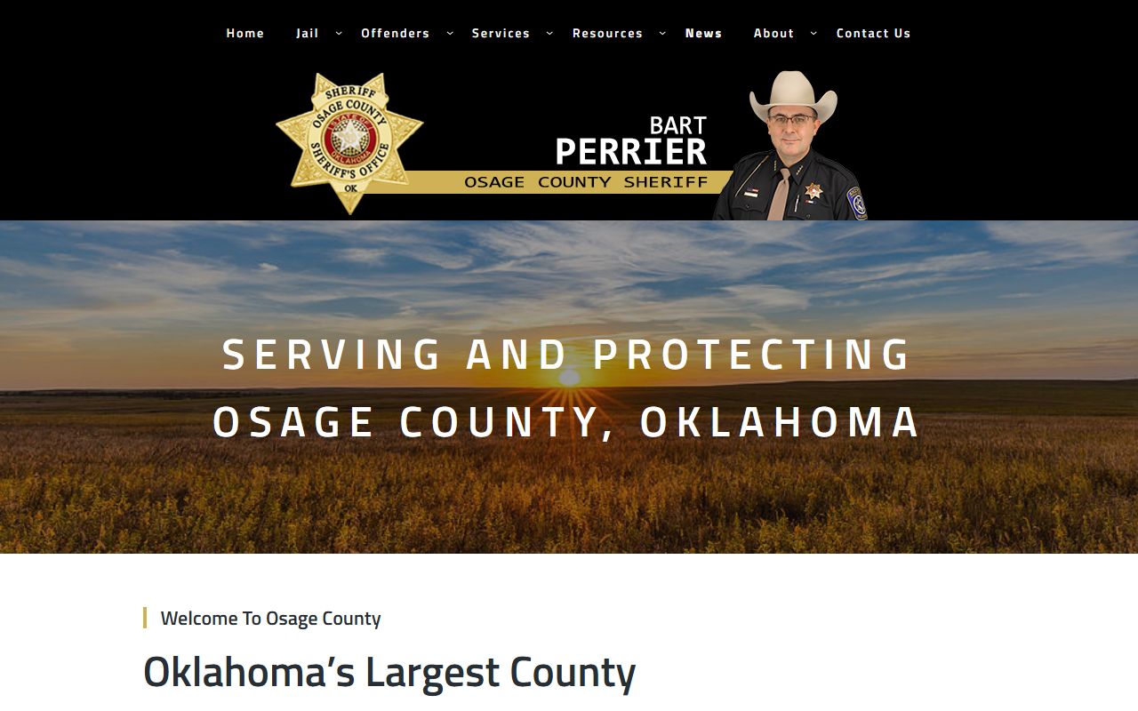 Osage County recent arrests government website