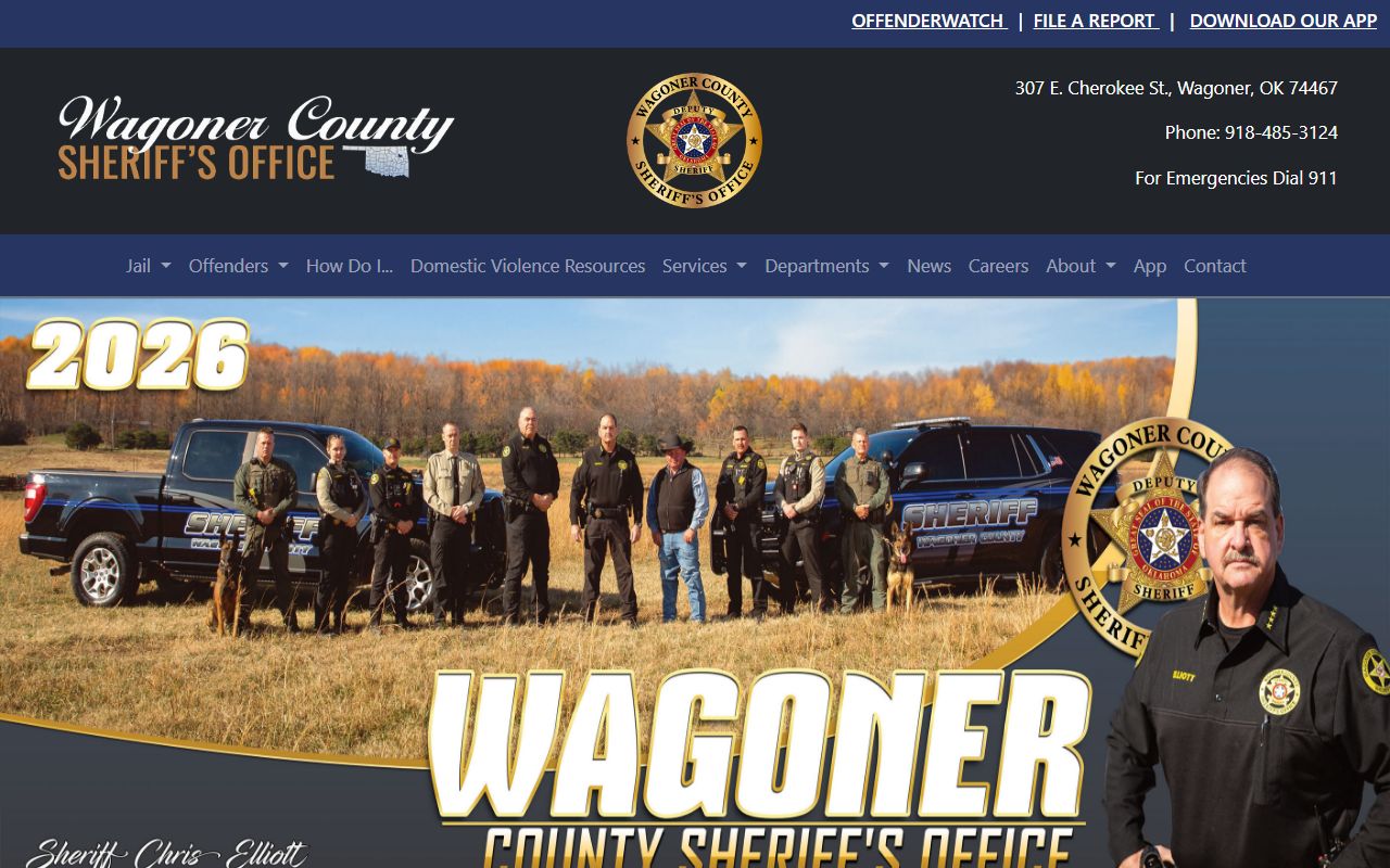 Wagoner County recent arrests sheriff office website