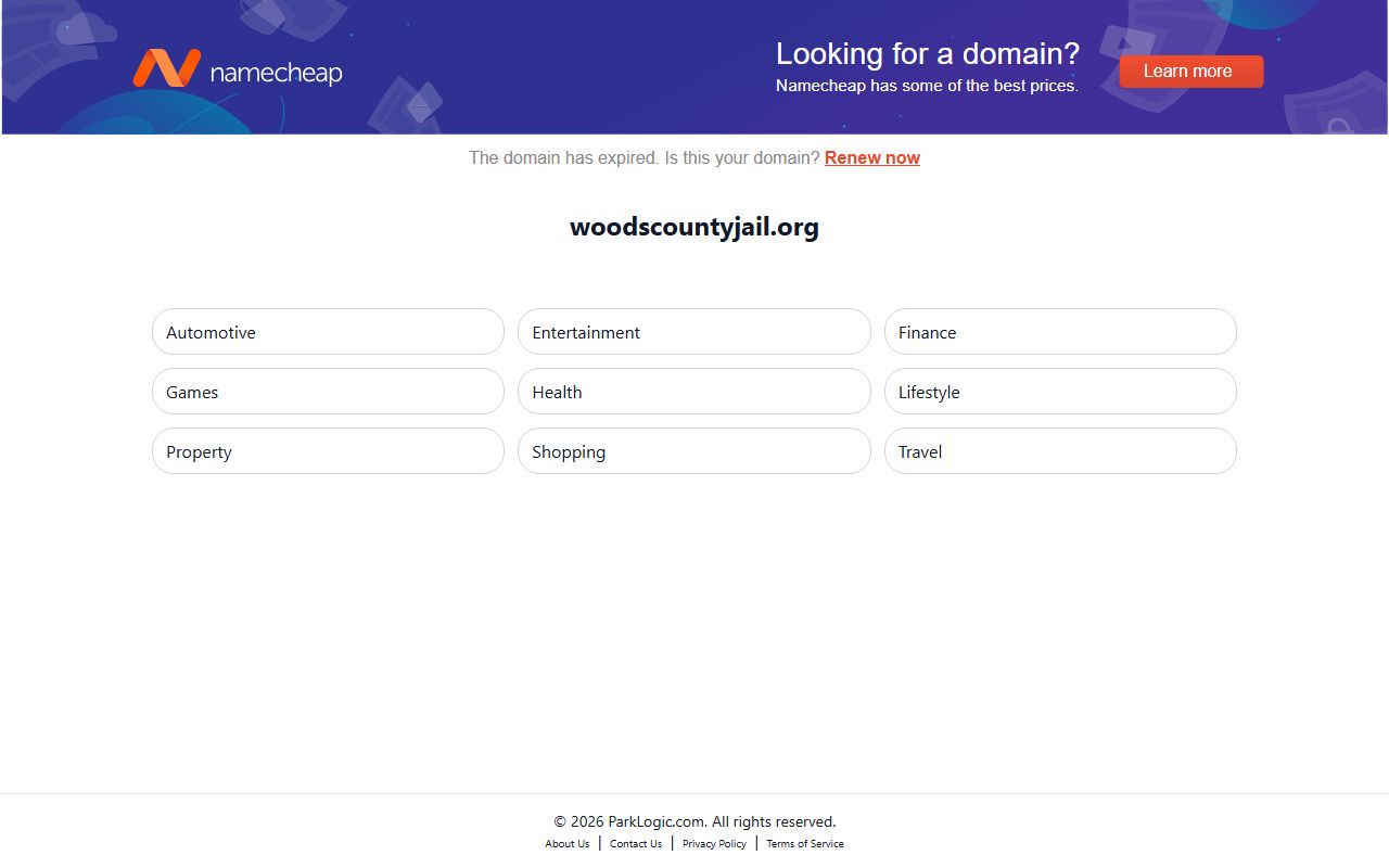 Woods County recent arrests jail